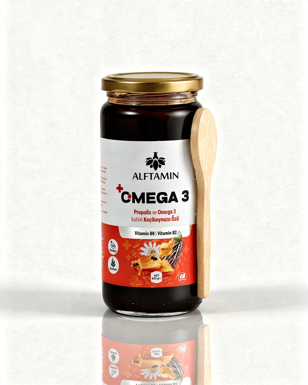 Alftamin Omega 3 + Propolis Katkılı Keçiboynuzu Özü