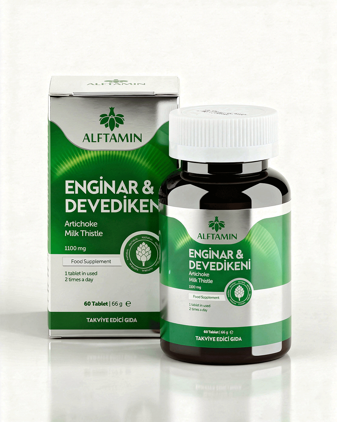 Alftamin Enginar & Devedikeni (Artichoke + Milk Thistle)