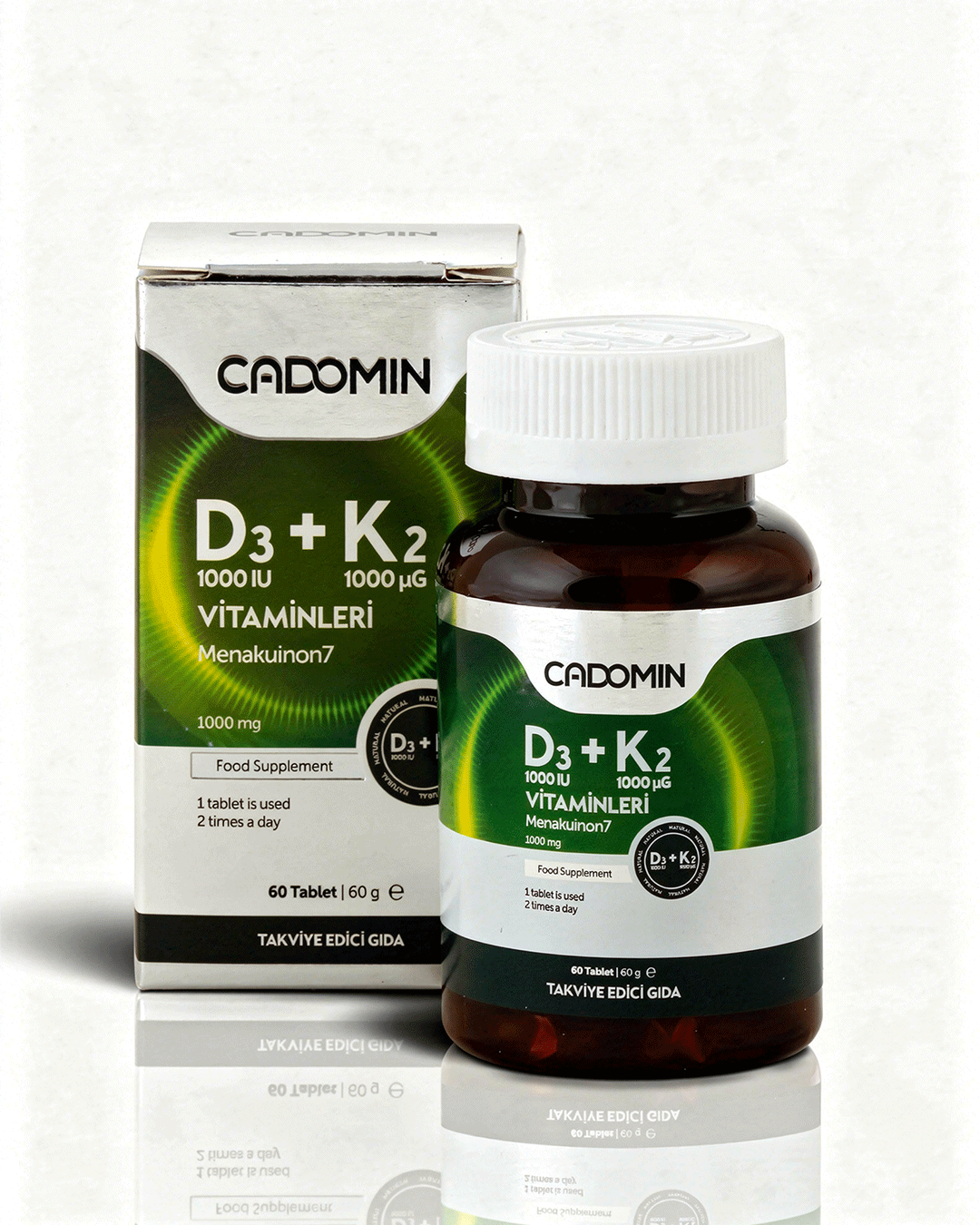 Cadomin D3 + K2 (Menakinon-7)