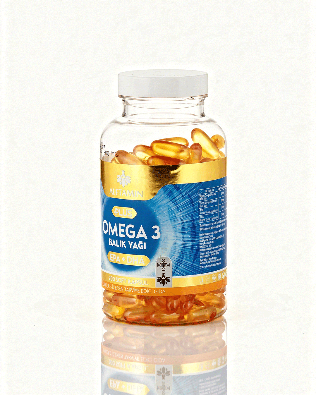Alftamin Plus Omega 3 Balık Yağı 200 Soft Kapsül - 3