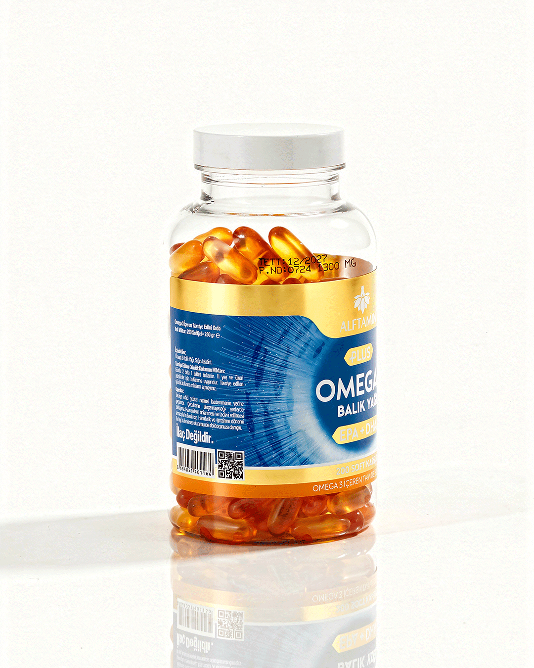 Alftamin Plus Omega 3 Balık Yağı 200 Soft Kapsül - 2