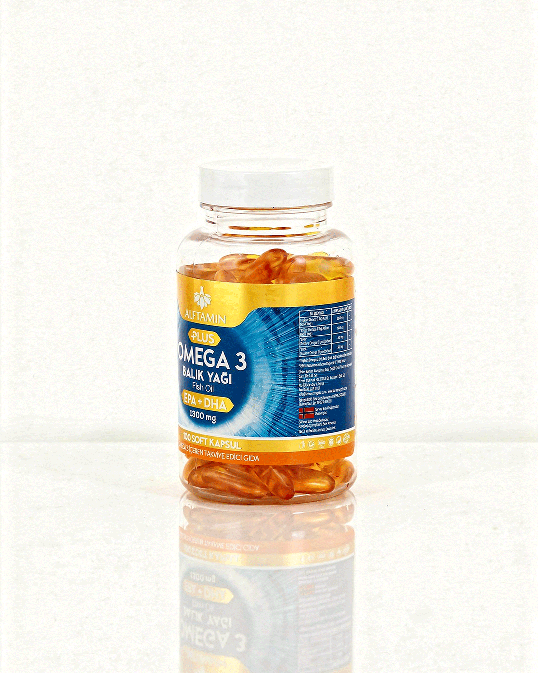 Alftamin Plus Omega 3 Balık Yağı 100 Soft Kapsül - 3