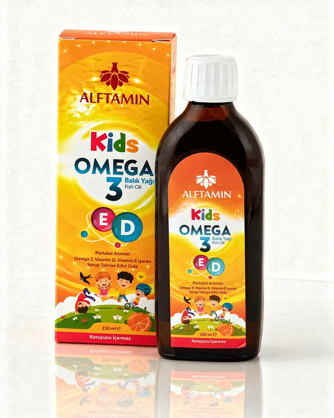 Alftamin Kids Omega 3 Balık Yağı Şurup